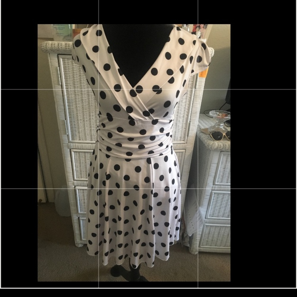 Vintage polka dot dress
